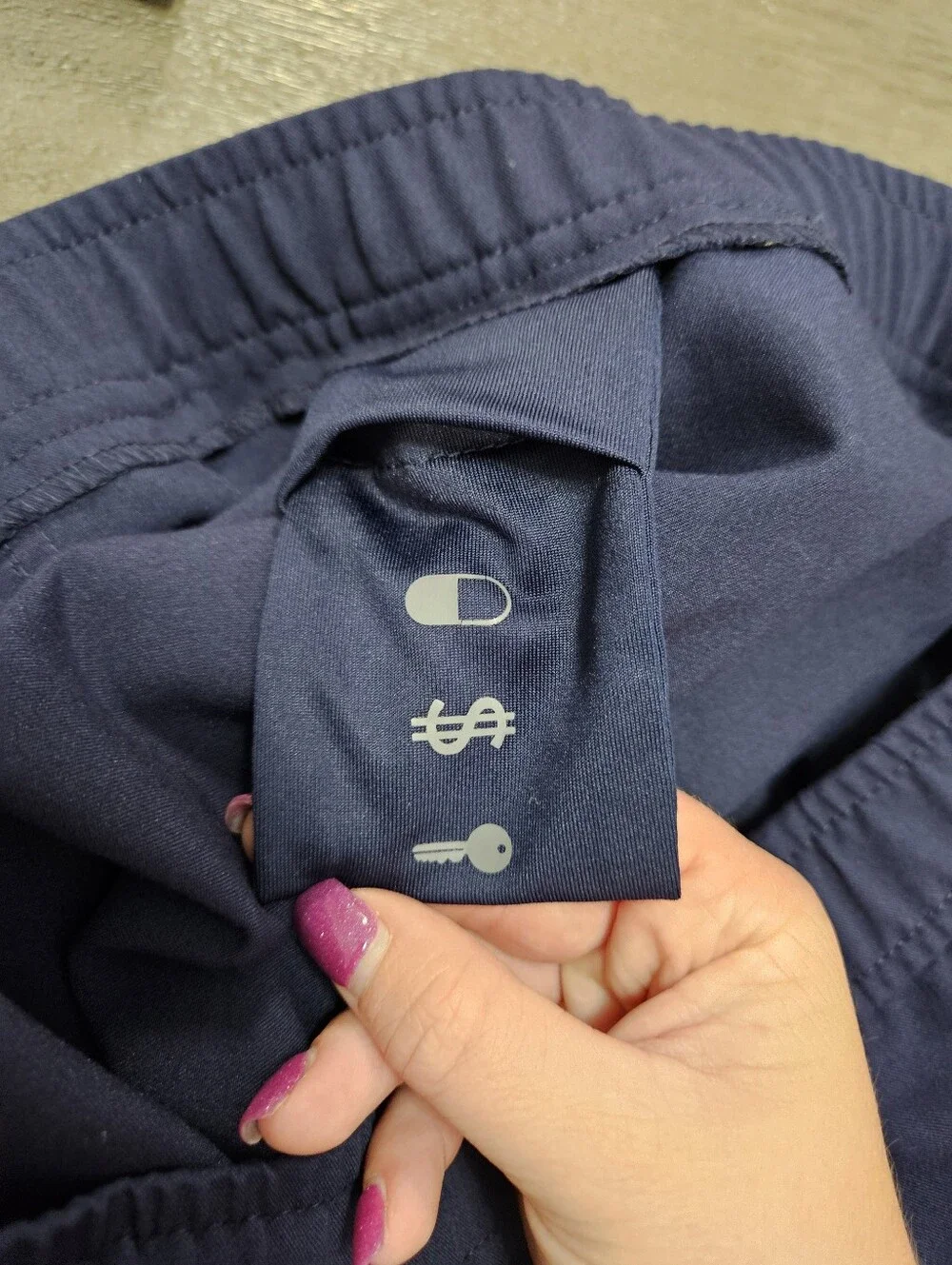 Figs Mens Medium Tall Navy Blue Tansen Jogger Scrub Pants